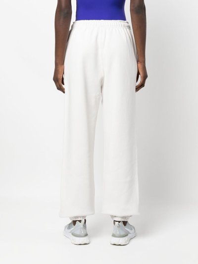 Nike Solo Swoosh Embroidered Track Pants In White