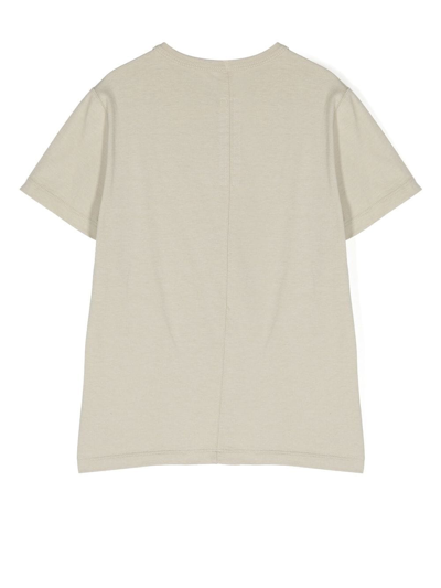 Shop Rick Owens Organic-cotton T-shirt In Grey