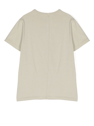 Rick Owens Cotton Jersey T-shirt In Grey