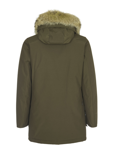 Shop Woolrich Green Multi-pocket Arctic Parka