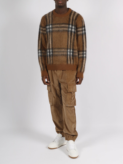 Shop Burberry Denver Sweater In Brown
