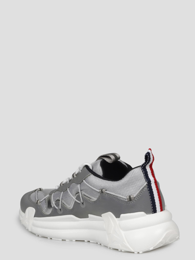 Shop Moncler Compassor Sneakers In Metallic