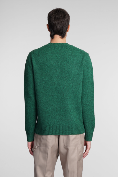 Shop Ballantyne Knitwear In Green Wool