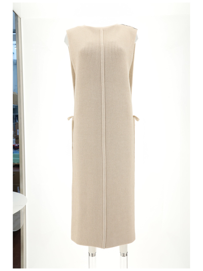 Peter Do Ribbed Merino Wool Turtleneck Tunic In Ivory