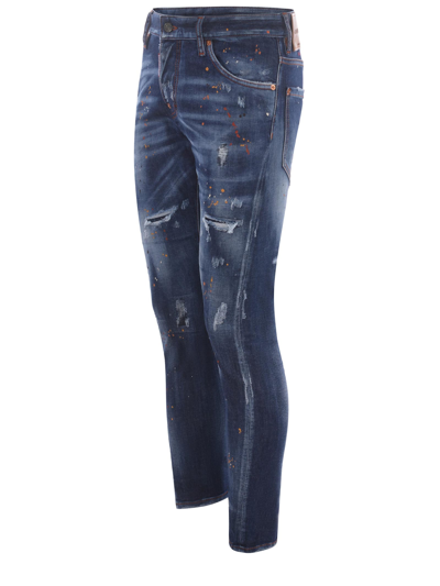 Dsquared2 Jeans Sexy Twist Jean In Denim In Blu | ModeSens