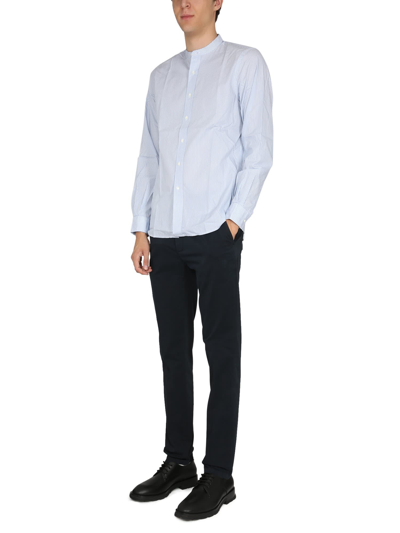 Shop Aspesi Regular Fit Shirt In Azzurro