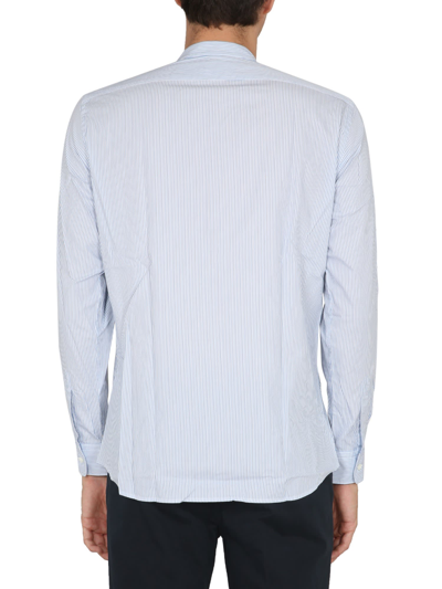 Shop Aspesi Regular Fit Shirt In Azzurro