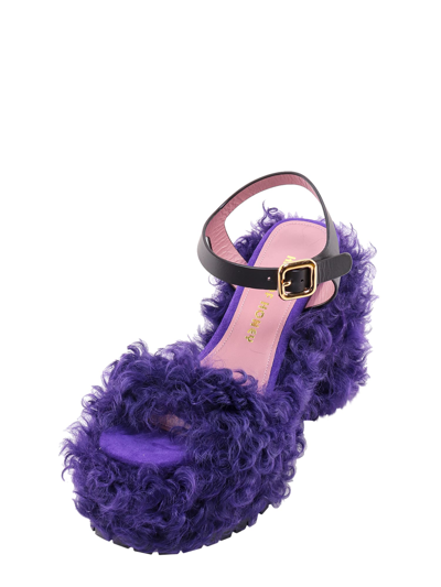 Shop Haus Of Honey Sandals In Purple