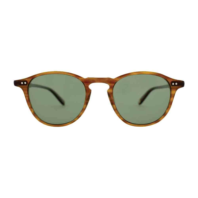 Shop Garrett Leight Eyewear In Marrone/verde