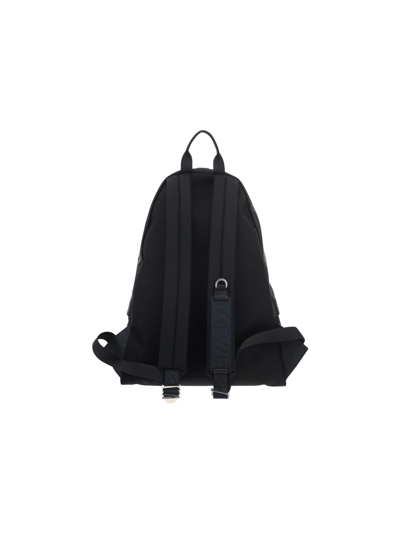 Shop Loewe Anagram Backpack In Anthracite/black