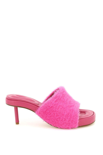 Shop Jacquemus Argilla Mules In Pink