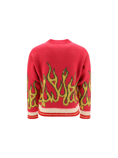 Shop Palm Angels Sweater In Fuchsia
