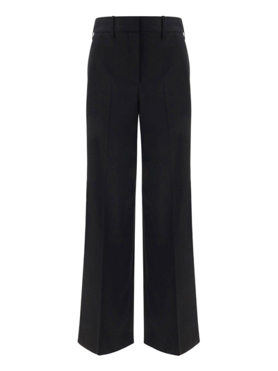 Shop Loewe Straight-leg Tailored Trousers In Black