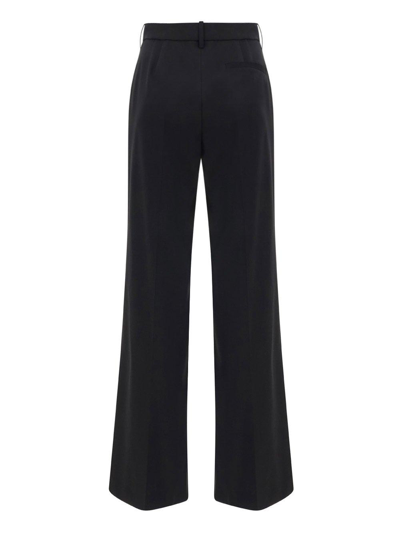 Shop Loewe Straight-leg Tailored Trousers In Black