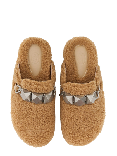 Shop Ash Mule Ghost Fur In Beige