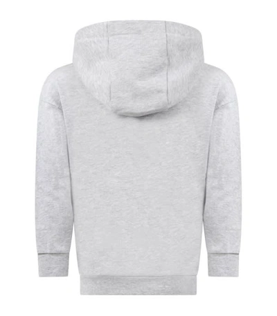 Shop Fendi Sweatshirt With Print In Gray