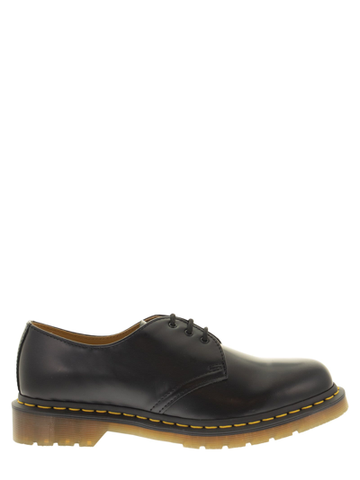 Shop Dr. Martens' 1461 Smooth - Laced In Black Smooth