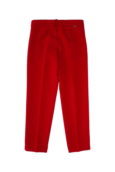Shop Gucci China Exclusive Straight Leg Trousers