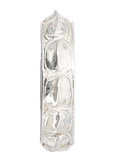 Shop Emanuele Bicocchi Croc Ear Cuff In Silver