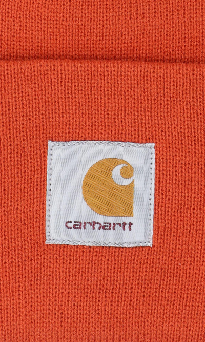 Shop Carhartt Logo Cap In Brick