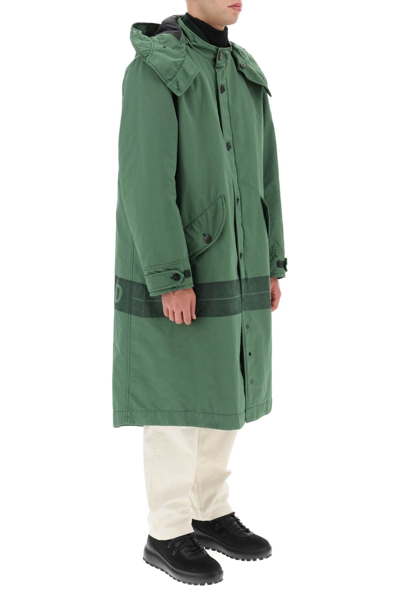 Stone Island Padded Parka With Hood In David-tc In Green | ModeSens