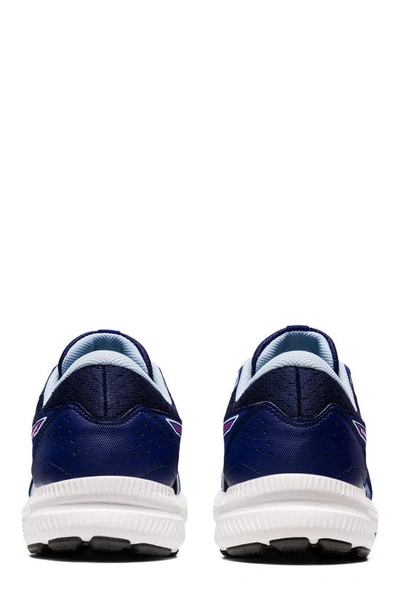 Shop Asics Gel-contend 8 Standard Sneaker In Dive Blue/ Soft Sky