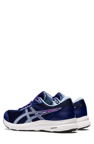 Shop Asics Gel-contend 8 Standard Sneaker In Dive Blue/ Soft Sky
