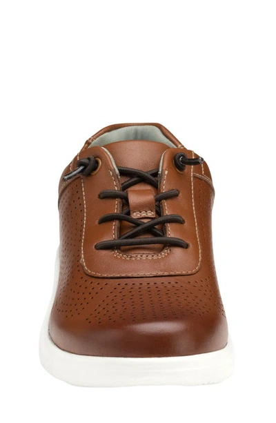 Shop Johnston & Murphy Activate Sneaker In Tan Full Grain