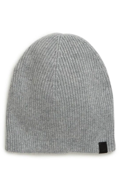 Shop Rag & Bone Ace Reversible Cashmere Beanie In Heather Grey