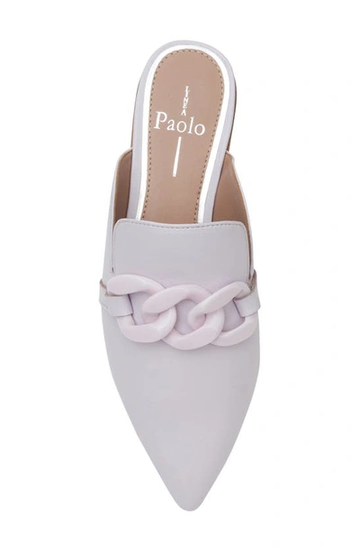 Shop Linea Paolo Adora Pointed Toe Mule In Lavender Fog
