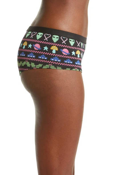 Meundies Print Briefs In Cosmic Mistletoe
