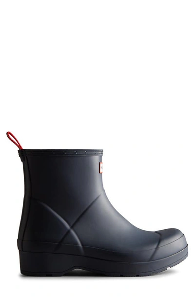 Hunter Play Short Rain Boot In Blue
