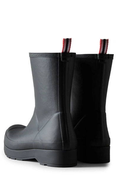 Shop Hunter Play Mid Fleece Lined Waterproof Boot In Black