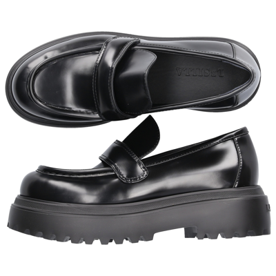 Shop Le Silla Loafers Ranger Calfskin In Black