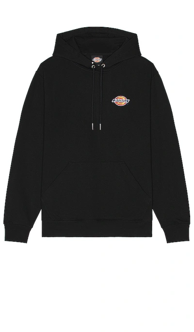 Dickies Chest Hit Logo Hoodie In Black