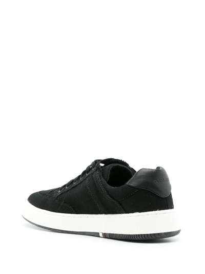 Shop Osklen Logo-print Lace-up Trainers In Black