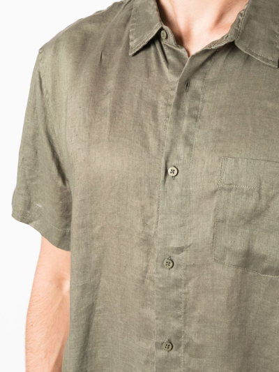 Osklen Short-sleeve Button-up Shirt In Green