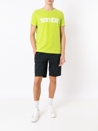 Osklen Samba Print Short-sleeve T-shirt In Green
