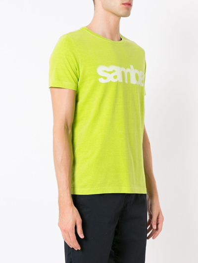 Osklen Samba Print Short-sleeve T-shirt In Green