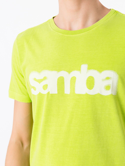 Osklen Samba Print Short-sleeve T-shirt In Green