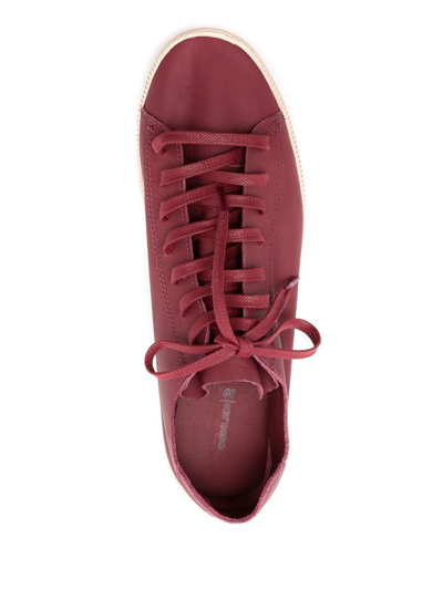 Shop Osklen Soft Low-top Sneakers In Red