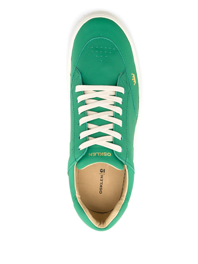 Shop Osklen Low-top Sneakers In Green