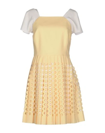 Giulietta Short Dress In Yellow