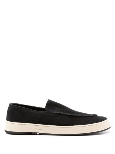 Osklen Logo Slip-on Sneakers In Black