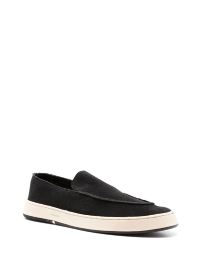 Osklen Logo Slip-on Sneakers In Black