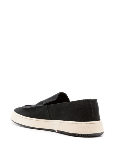Osklen Logo Slip-on Sneakers In Black