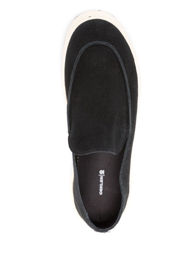 Osklen Logo Slip-on Sneakers In Black