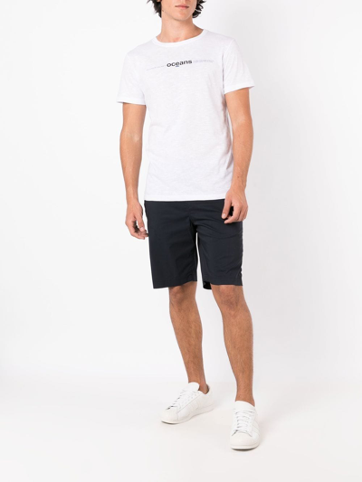 Osklen Logo Print T-shirt In White