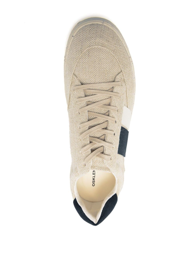 Osklen Low-top Lace-up Sneakers In Neutrals