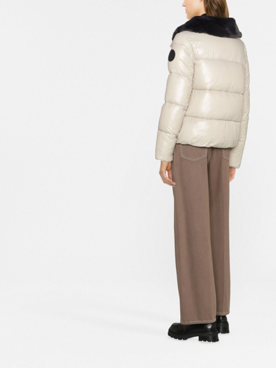 Save The Duck Moma Puffer Jacket In Neutrals